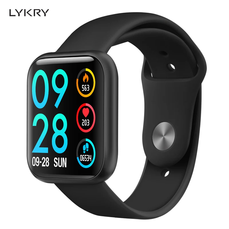 LYKRY P80 Смарт часы для женщин IP68 Водонепроницаемый Полный сенсорный экран smartwatch монитор сердечного ритма для samsuang xiaomi huawei Android