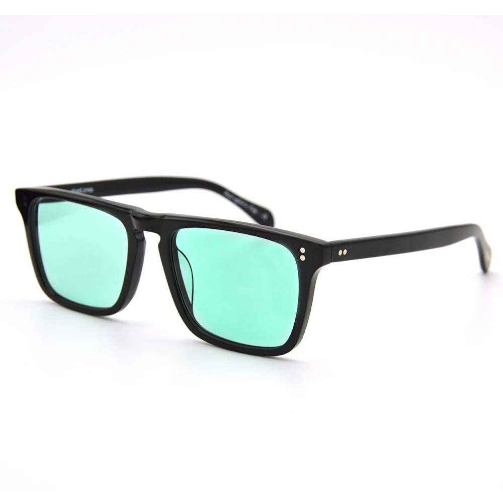 Солнцезащитные очки rober Downey для очков с красными линзами, модные ретро мужские солнцезащитные очки, фирменный дизайн, ацетатная оправа, очки - Цвет линз: blue