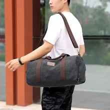 Унисекс модная многофункциональная Большая вместительная Холщовая Сумка на плечо дорожная сумка, чемодан, деловая сумка с несколькими карманами