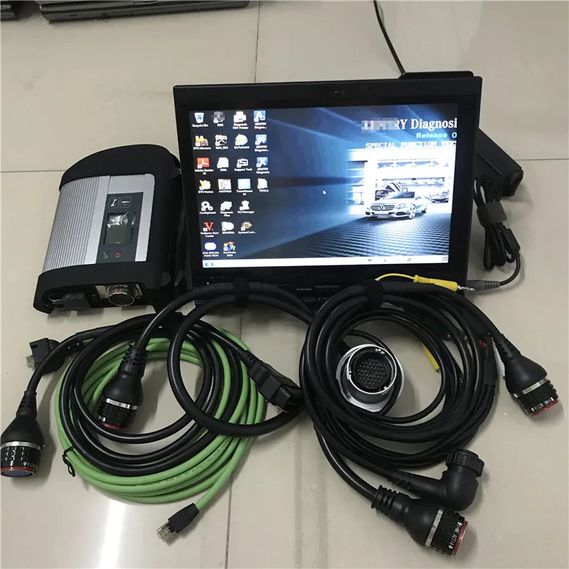 MB Star C4 SD с новейшим программным обеспечением 2020 12 в OBD2 считыватель кодов б/у