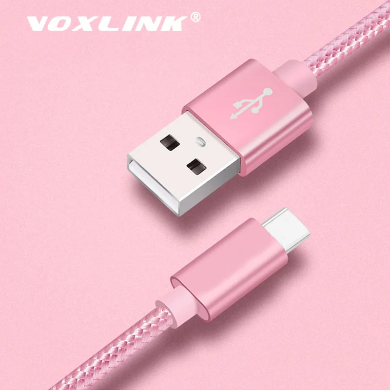 VOXLINK usb type C кабель для быстрой зарядки usb c кабель для передачи данных type-c зарядное устройство usb-c для samsung S8 S9 Note 9 8 Xiaomi mi8 mi6 htc/LG