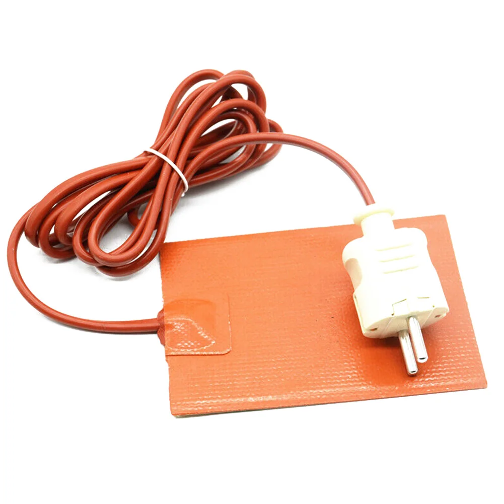 75W Wide Use Engine Heating Pad Plate Accessory Universal Car Flexible Hydraulic Tank Waterproof Tool Electrical Thermal