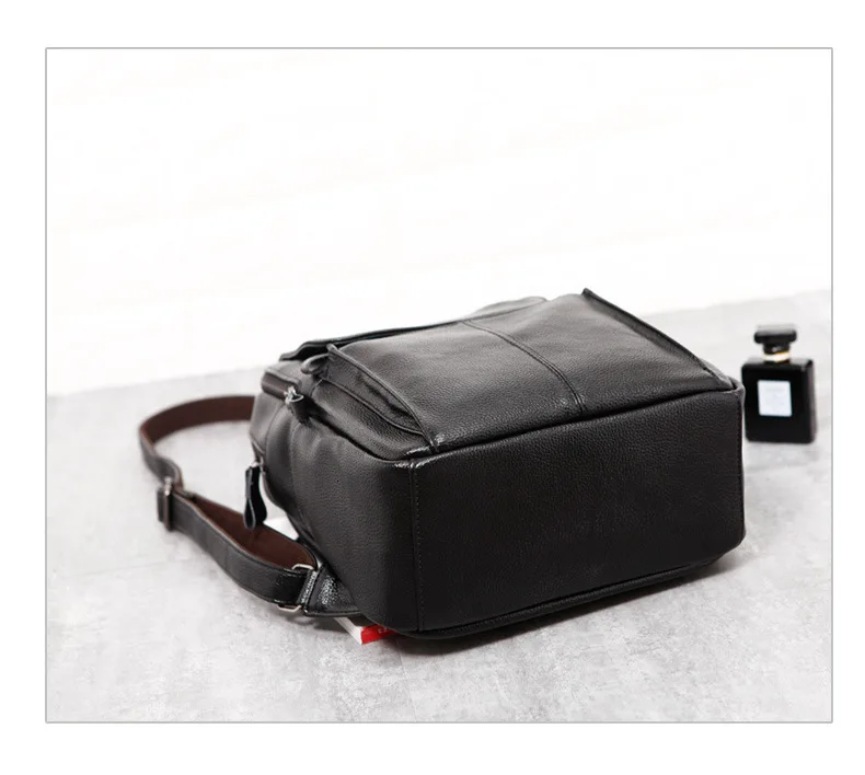 Кожаный женский рюкзак aliwilam Mochila Mujer, лаконичная дорожная сумка через плечо для девочек, Многофункциональный модный рюкзак с защитой от воровства