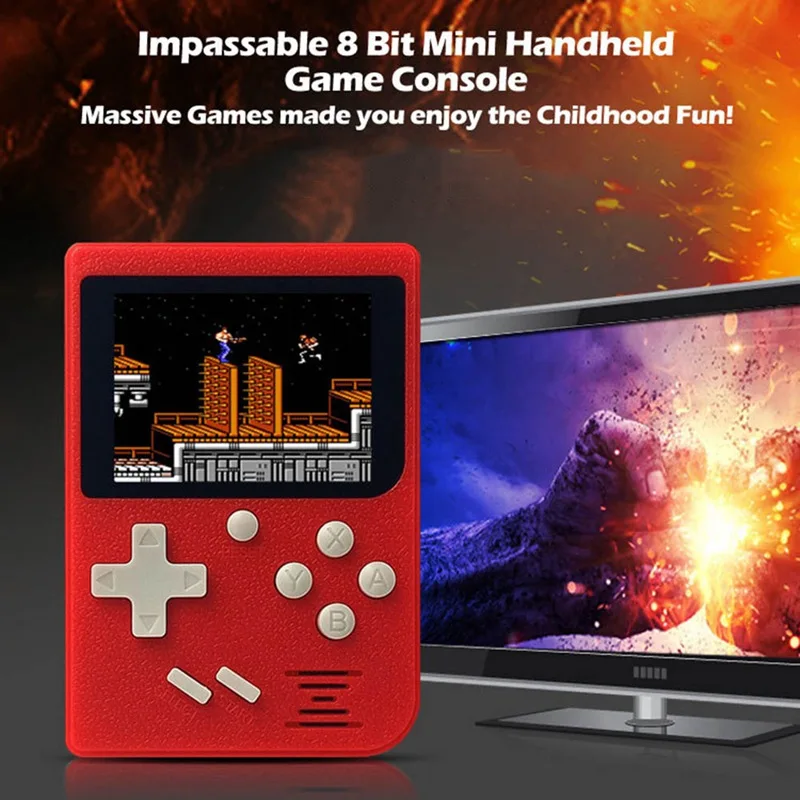 Новая мини портативная игровая консоль компьютерная игра умная детская игрушка Встроенная 268/129 Игра 2,0/2,4 Lcd 8 бит
