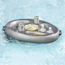 Barra de Spa inflable para bañera de hidromasaje, Spas flotantes para bebidas y soporte de comida, bandeja