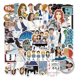 10/30/50PCS TÉLÉ Américaine Stagiaire Médecin Gris Autocollants Personnages Graffiti Bagagerie Moto Autocollant De Voiture En Gros 