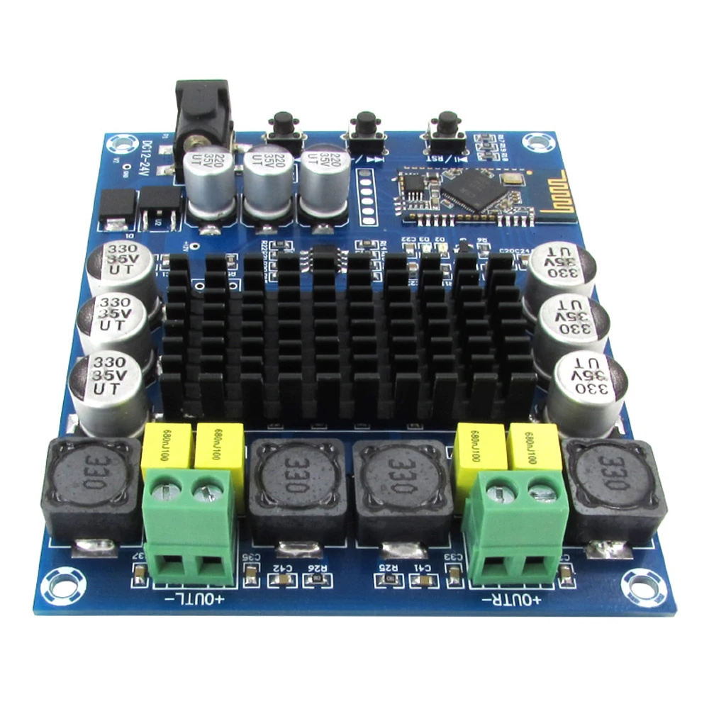 

Hot Car tools XH-M548 BT Dual Channel 120W TPA3116D2 Core Digital Audio Power Practical Amplifier Board for music