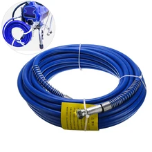 15 м распылительный шланг безвоздушный шланг 5000PSI труба высокого давления безвоздушный опрыскиватель цветной шланг для распылителя Пистолет Водопровод