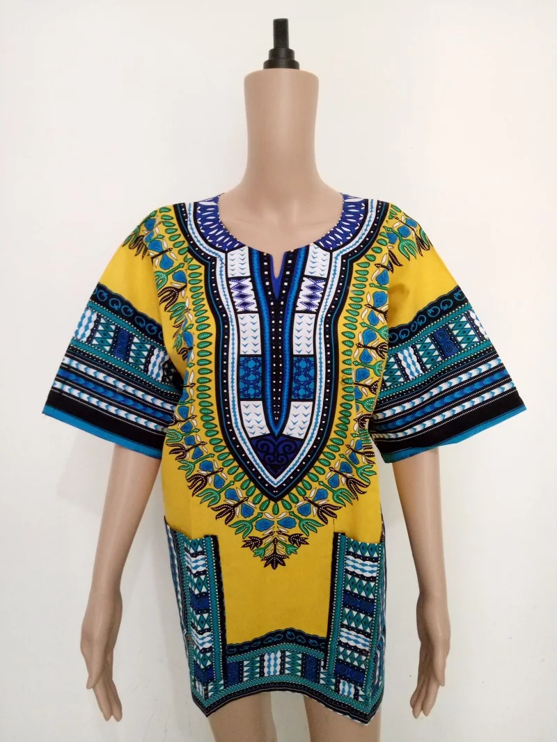 african culture clothing 2020 African Tops For Women Dashiki Men African Traditional Clothes Hippie Shirt Caftan Vintage Unisex Tribal Top Bazin Riche african traditional clothing Africa Clothing