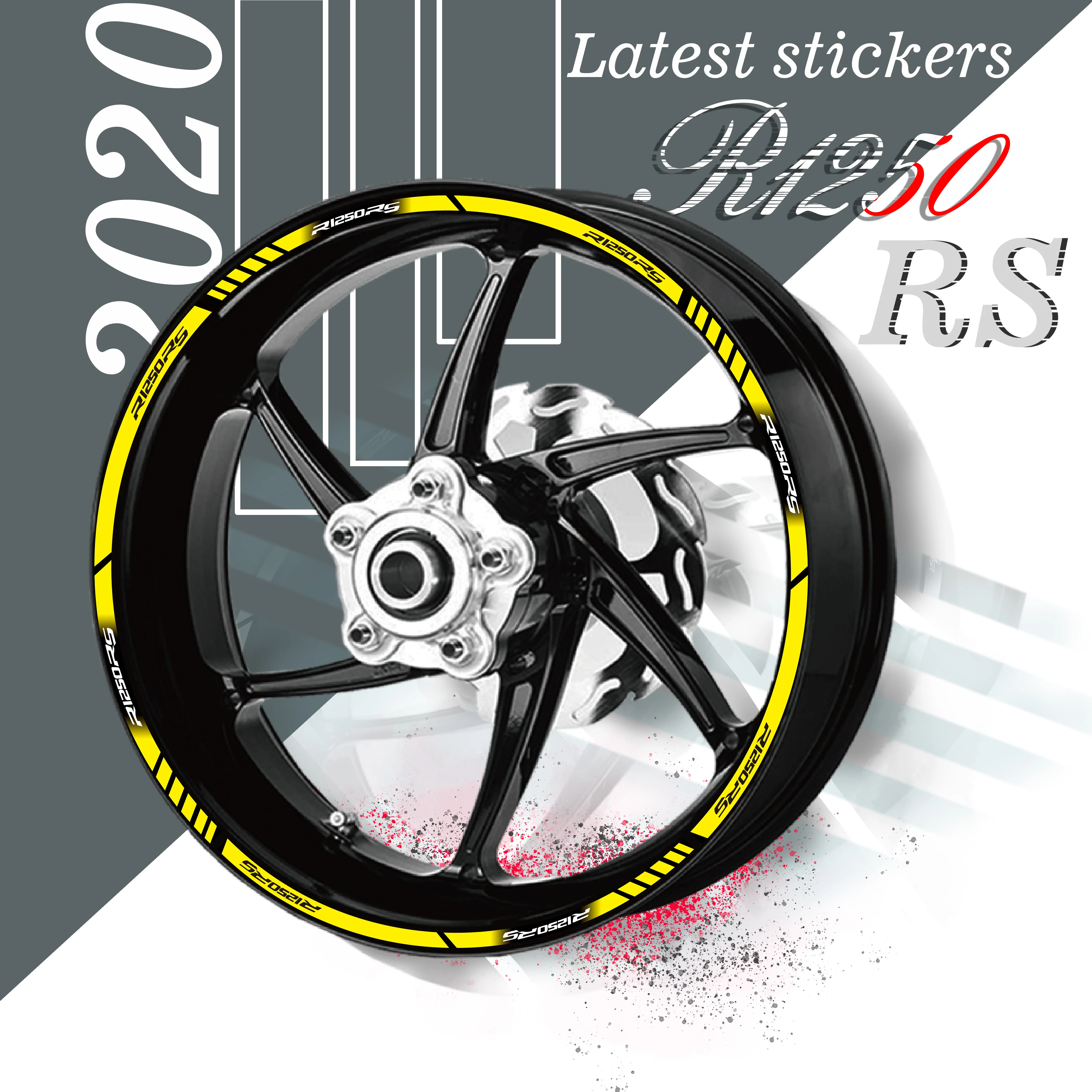 Stickers Motorcycle 125 R Motorcycle Tyre Sticker Tire Stickers