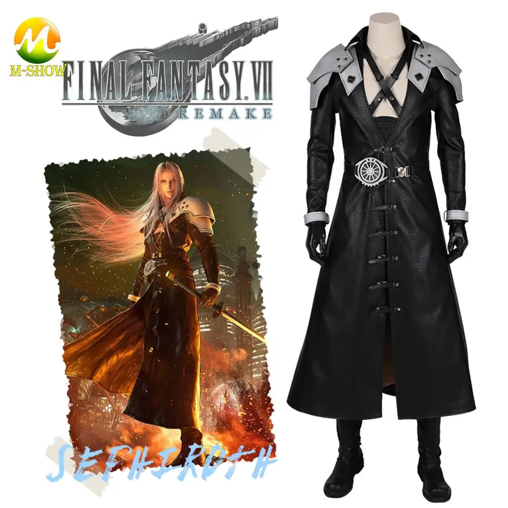 

Game Final Fantasy VII Remake Sephiroth Cosplay Costume FFVII Remake Sephiroth Outfit Halloween Costumes For Adult Men