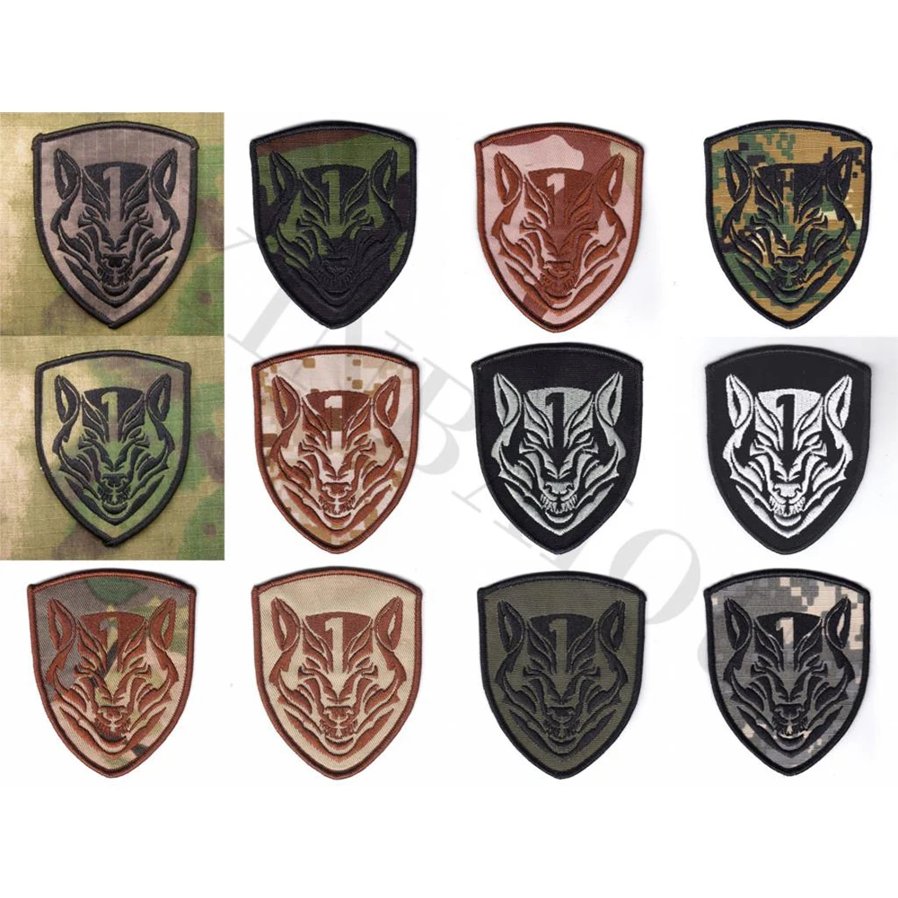 Нашивка с вышивкой медаль Honor Wolfpack военный тактический крючок на мох | Дом и сад