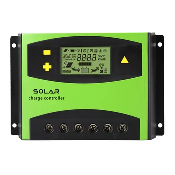 

Solar charge controller 12v 24v 10a 20a 30a 40a 50a 60a LCD display intelligent PWM Solar Charger Controller