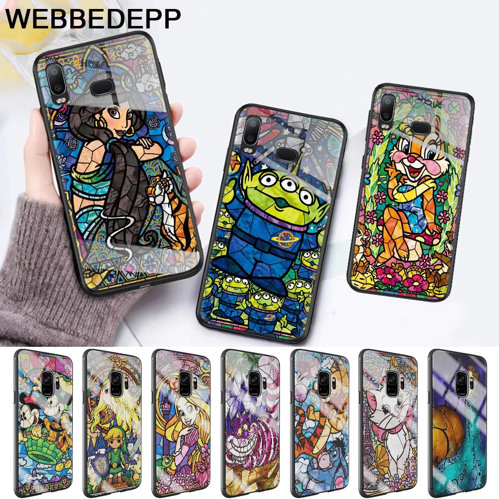 

fairy tale Happy Park Glass Case for Samsung S7 Edge S8 S9 S10 Plus A10 A20 A30 A40 A50 A60 A70Note 8 9 10