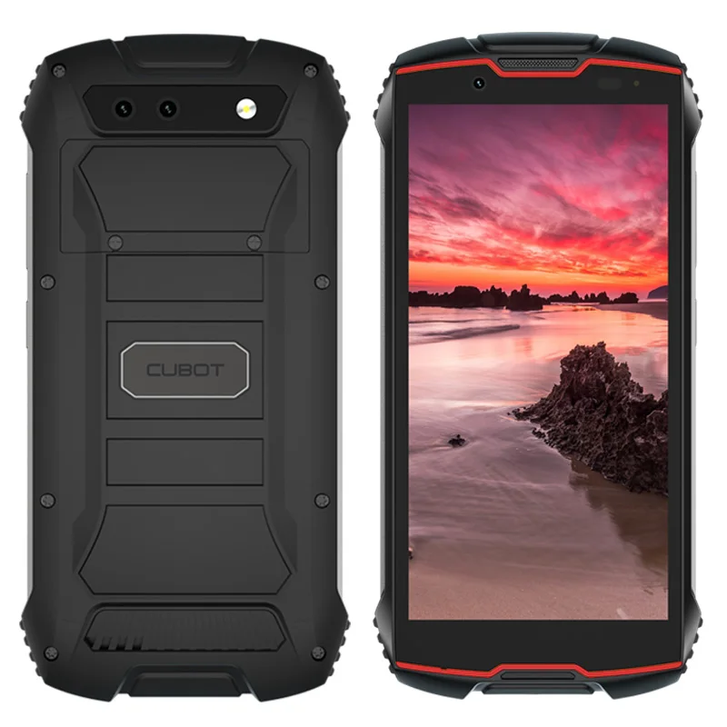 Red-Black Cubot KingKong MINI Прочный Защитный телефон " QHD+ 18:9 экран водонепроницаемый Смартфон 2000 мАч Батарея 4G LTE Dual-SIM 3 ГБ RAM+ 32 ГБ ROM Памяти Google Android 9,0 задняя камера 13 МП Мини телефон Небольшой - Цвет: Red-Black