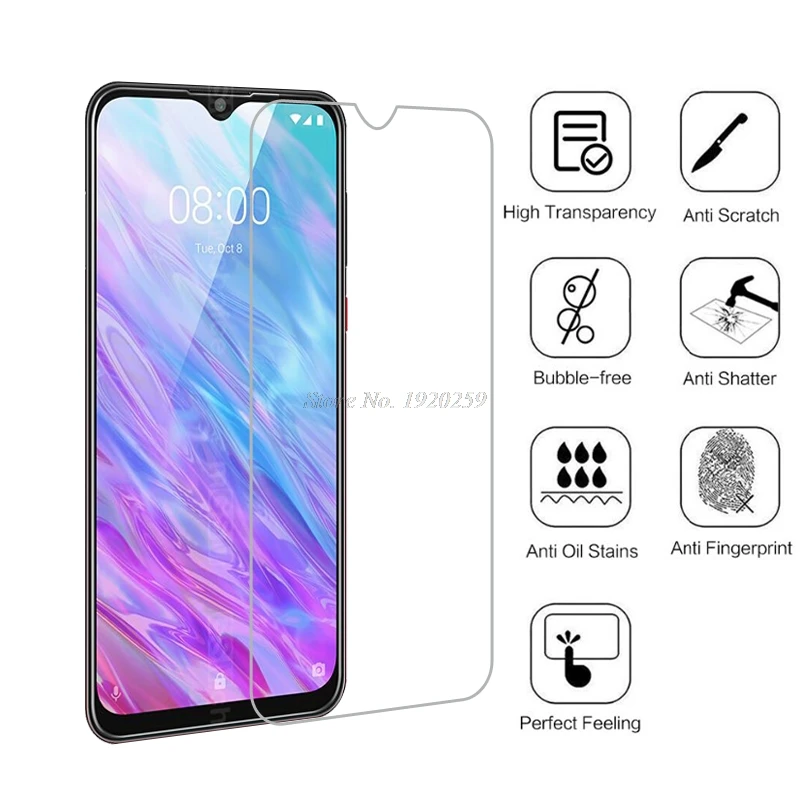 2 шт закаленное стекло для zte Blade 20 smart 9H Высококачественная Защитная прозрачная пленка для экрана для Blade 20 V1050 пленка