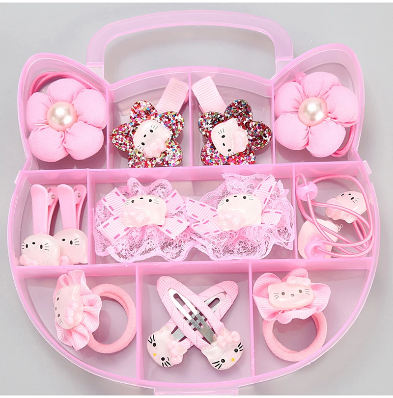 12-15 шт./кор. весь набор Минни Маус hello kitty заколки для волос Детские бантики для волос заколки для волос аксессуары