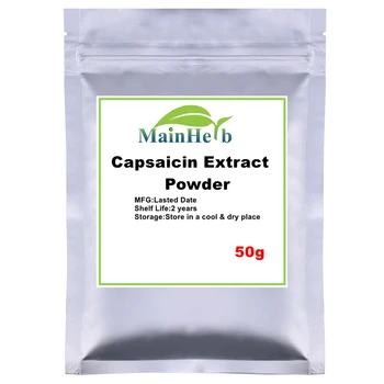 

50-1000g Capsaicin Extract Powder Capsaicin chili pepper extract relieve pain,lose weight,antioxidant and antibacterial