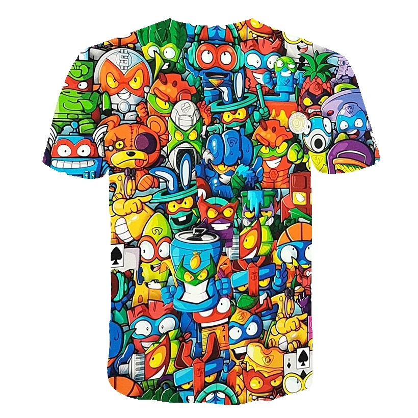 Super Zings T Shirt Kids Toddler Anime Game Streetwear Short Sleeve Children's T-Shirt Superzings Tshirt Children Clothes Tops