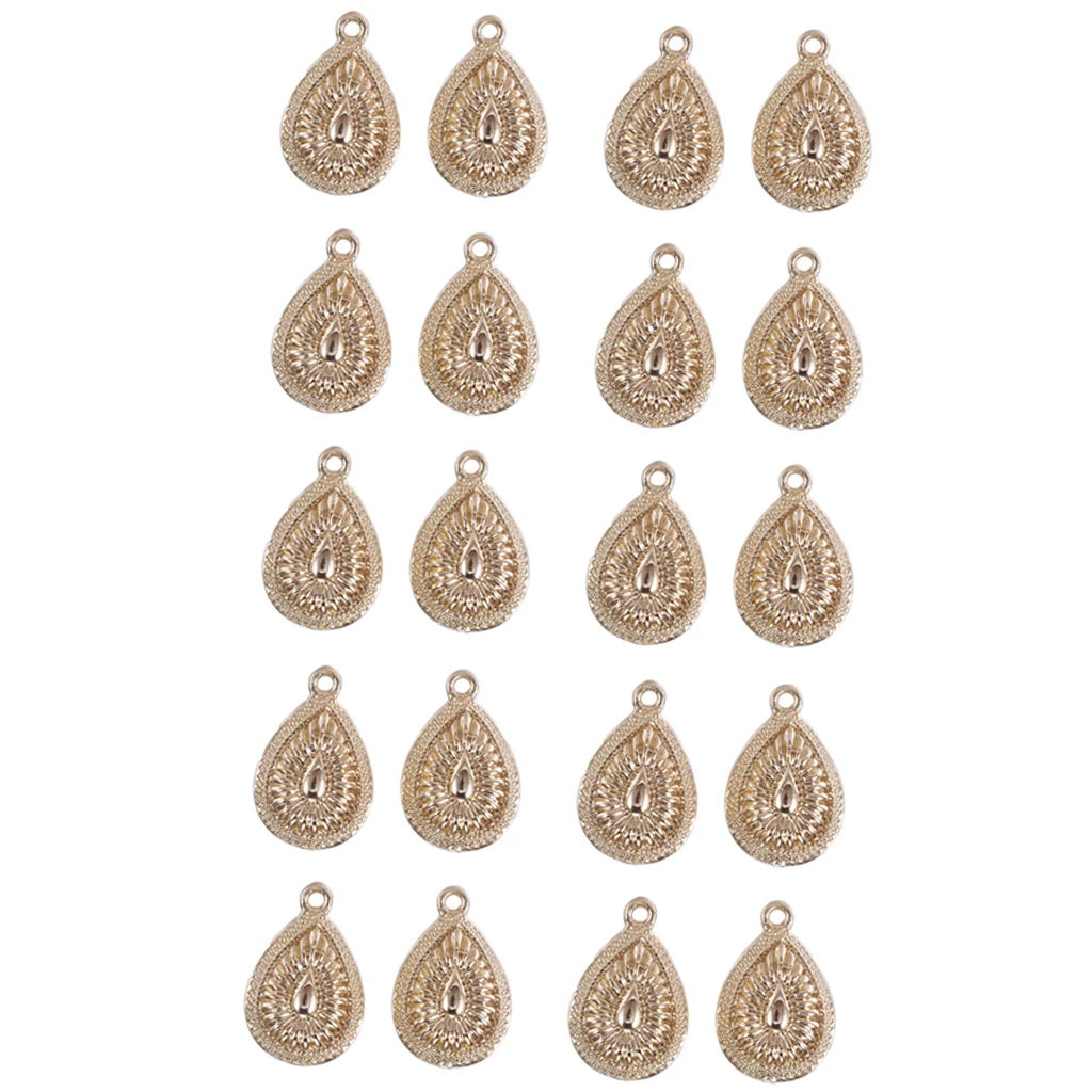 10 Pairs Alloy Stud Earrings Charms Pendant Key Pendant Pendants Charms
