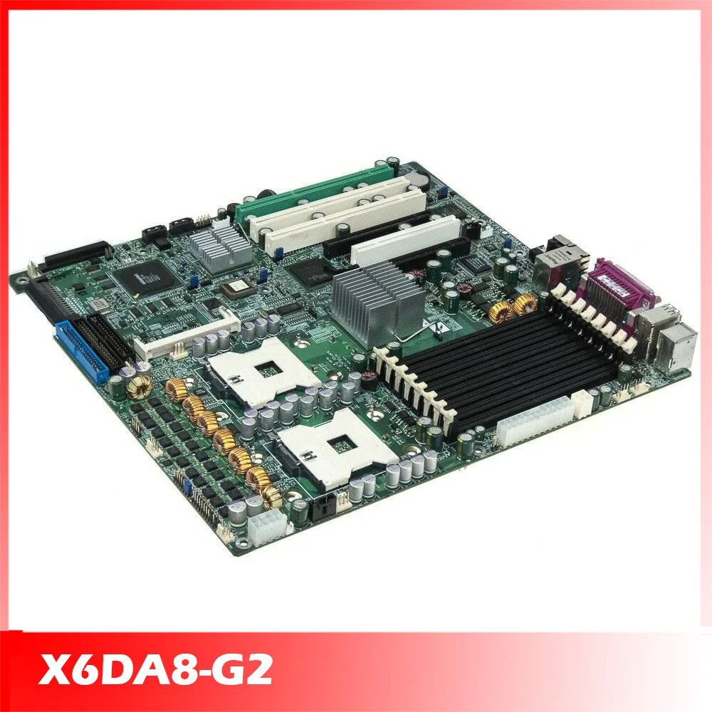 Оригинальная материнская плата рабочей станции для Supermicro X6DA8-G2 604 медицинская