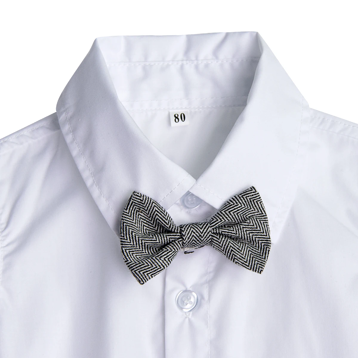 Одежда для маленьких мальчиков деловой костюм джентльмена комплект одежды для малышей, белая рубашка с бантом, бандана, жилет, комплект из 4 предметов для свадебной вечеринки