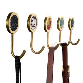 

Stylish Brass Hooks For Bathroom Wall Hook Towel Hook Coat Hook for Wall Hat Hook Robe Hook Gold Hook For Bag Keys Small Hooks