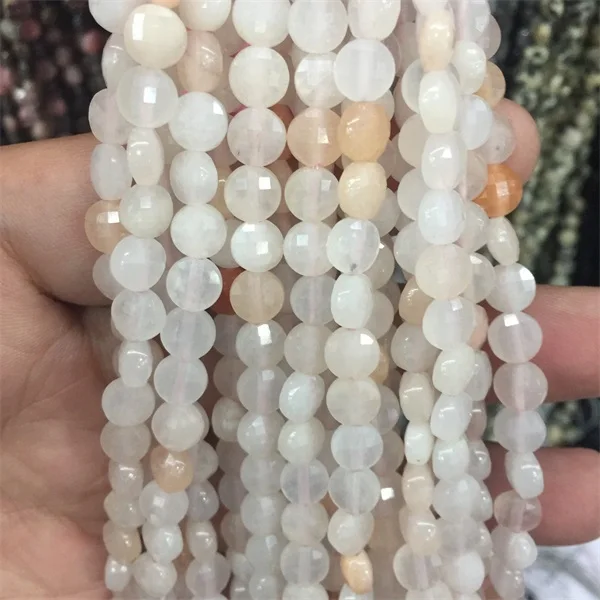 Aventurine Jasper 4*6 мм граненый вырубленный натуральный драгоценный камень далматинская яшма Красный Рубин глаз ястреба камень клубника кварц Аквамарин для ювелирных изделий DIY Fine - Цвет: Aventurine Jasper