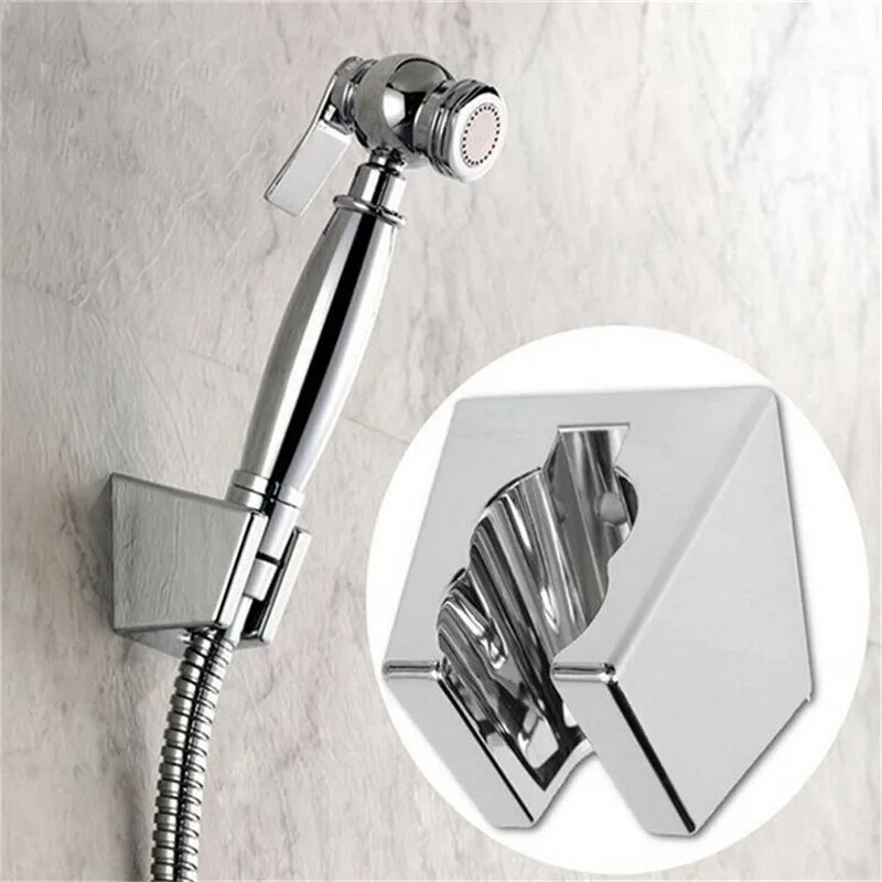 

Showerhead Holder Wall Mounted Bathroom Shower Holder Bracket Modern ABS Rack Portable With Sprayer Hose Holder