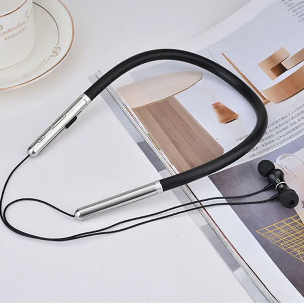 Q30 Wireless Sport Bluetooth Earphone V5 0 Sweatproof Neckband Stereo Magnetic Bluetooth Headset With Mic In ear Bass Earphone
