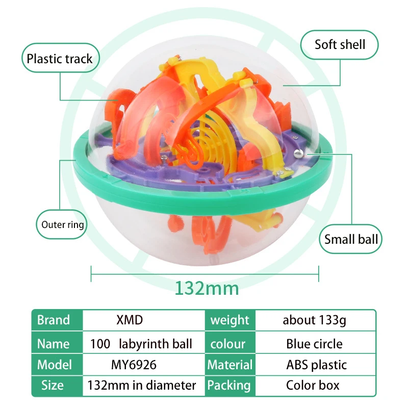 Детские головоломки большой лабиринт мяч 3d стерео волшебные шарики Фокус Обучение интеллект детские игрушки