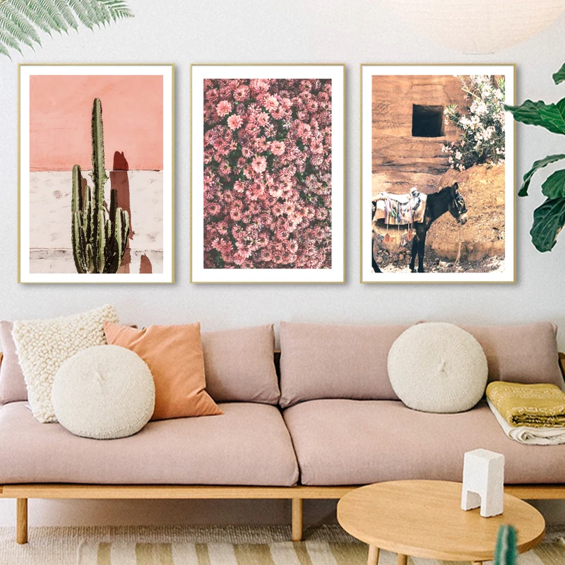 Digital Prints Art & Collectibles Cactus Print Girls Room Wall Art