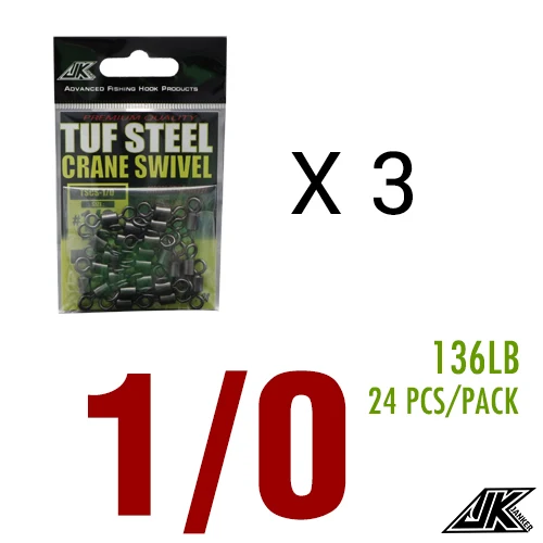 1 l 0-3packs JK 3 пакет 79-1260LB Рыбалка Heavy тяжелый прокатный кран двойной поворотный Прокат твердое кольцо разъем линия приманки для рыб - Цвет: 1 l 0-3packs