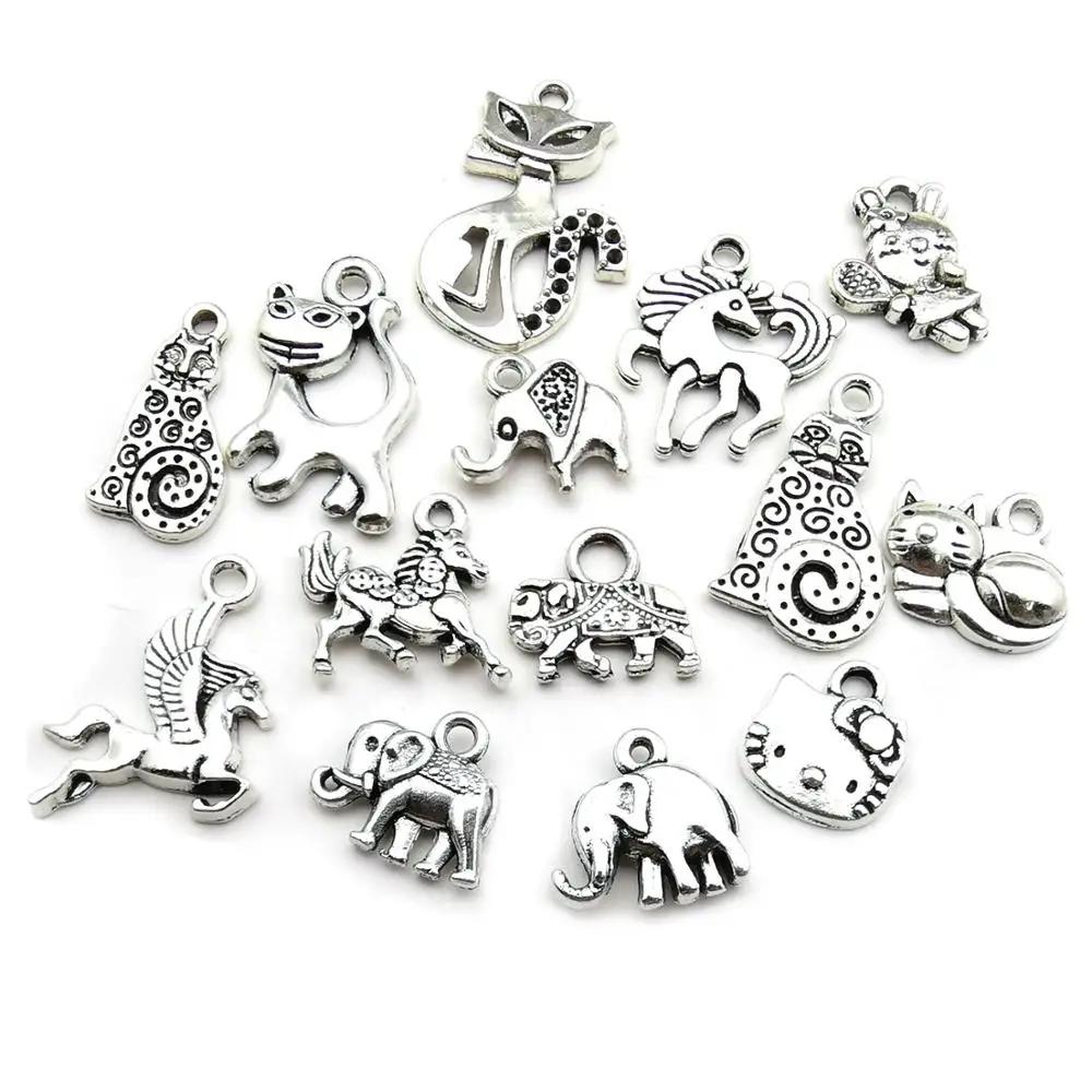 100 шт. в партии шармы для изготовления ювелирных изделий материалы рукоделия