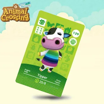 

129 Tipper Animal Crossing Card Amiibo Cards Work for Switch NS 3DS Games