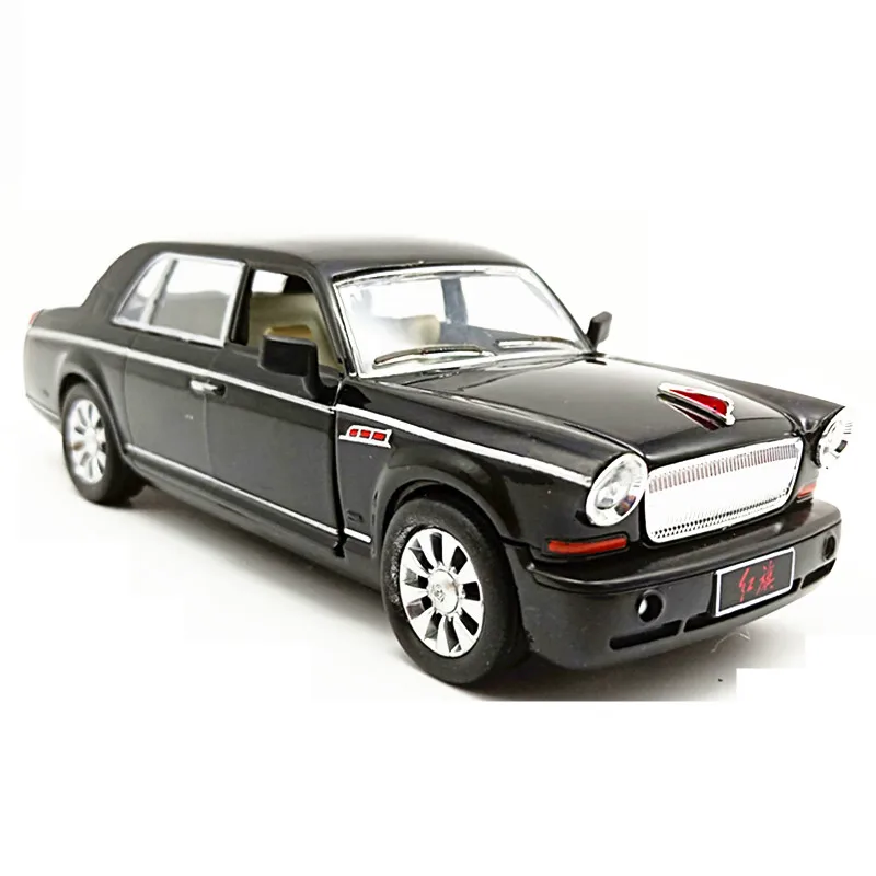 1:32 HONGQI L5 игрушечный автомобиль модель сплав оттягивание детские игрушки
