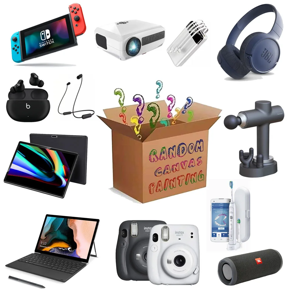 Smart Watches Such As Drones Gamepads Digital Cameras And More Random Mystery Box Electronics Surprise Box Contains Unexpected Gifts Mystery Box