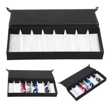 

Jewelry Box 8 Grids Dustproof Glasses Case Organizer Sunglasses Storage Box Jewelry Display Container Jewellery Organizer
