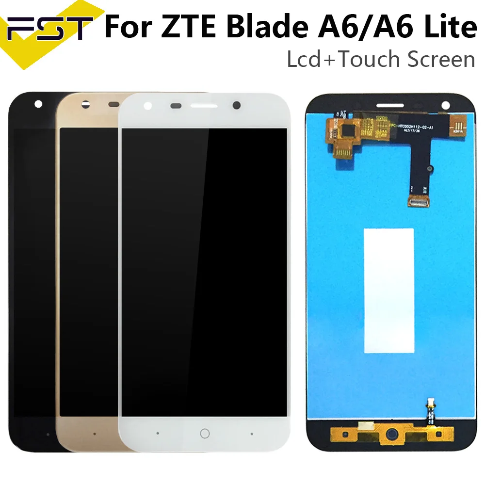 ЖК дисплей 5 2 дюйма для ZTE Blade A6/A6 Lite инструмент ремонта сенсорного экрана в сборе