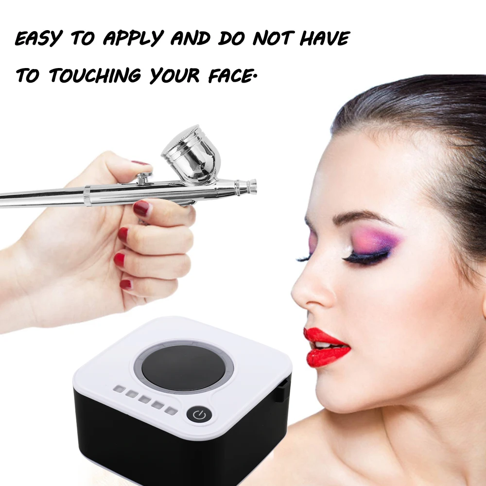 

Portable Spray Pump Pen Air Compressor Set for Makeup Art Painting Craft Cake Spray Model Beautiful Airbrush Kits