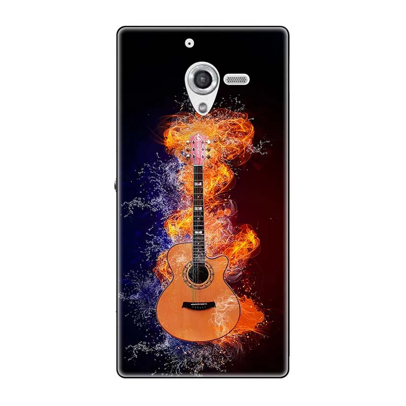Телефонные чехлы для sony Xperia ZL непосредственный сбыт из L35H C6502 C6503 C6506 5," чехол с принтом(розы); волк милый чехол-крышка с узорами чехол для телефона чехол Fundas Para - Цвет: A187