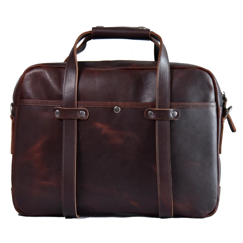 Men's Bag Genuine Leather Crossbody Bags Male Messenger Bag Men Shoulder Bags 14'' Laptop Briefcases Man Totes handbags