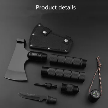 

Outdoor multifunction woodworking hammer axe fire waist axe chopping firewood tactical axe camping survival mountain logging axe