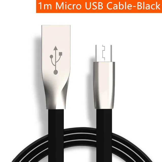 Быстрая зарядка 3,0 4,0 5V 3A Usb зарядное устройство для Xiaomi Redmi Note 4x qc3.0 Быстрая зарядка цинк Micro USB кабель Мобильный телефон зарядное устройство s - Тип штекера: 1m Black Micro Cable