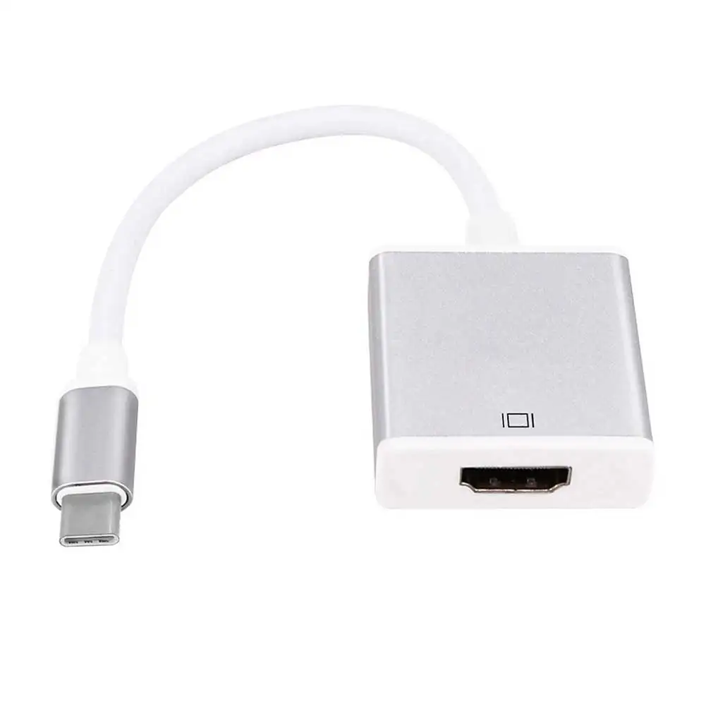 Адаптер type-C к HDMI штекер к женскому 1080P HD USB 3,1 видео кабель type-C адаптер док-станция концентратор USB-C к HDMI для MacBook монитор