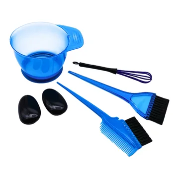 

5Pcs Practical Hair Dye Tool Kit Complete Hair Coloring Set Useful DIY Dyeing Tool Set Portable Hair Tinting Tool for Home Salo