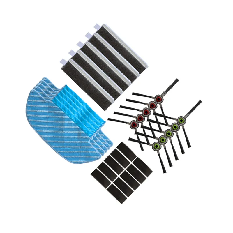 

Robotic Vacuum Cleaner Mop Cloths Brush Filter for ECOVACS DEEBOT OZMO Slim 10 Robot Vacuum Cleaner Rags Parts Accessories