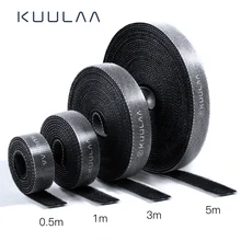 KUULAA Кабельный органайзер, длина, usb-кабель, устройство для сматывания проводов для телефона, держатель для наушников, шнур для мыши, защита кабеля 1 м/3 м/5 м