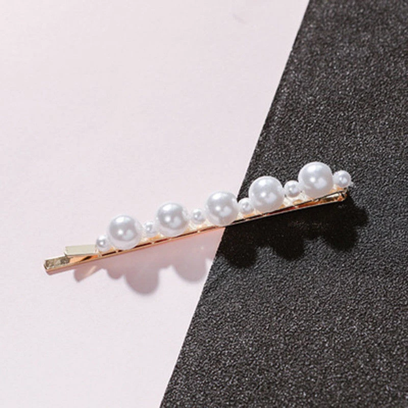 1pcs Fashion Pearl Hair Clip for Women Barrette Hair Pins Barrettes BB Hair Clips Hairpin for Girls Styling Accessories - Цвет: 03