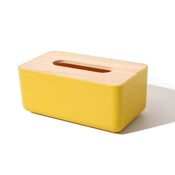

Tissue Box Roll Paper Storage Container Creative Remote Control Storage Case P0RE